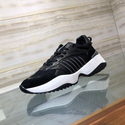 Dsquared2 2020 Mens Leather Running Shoes - 디스퀘어드 2020 남성용 레더 런닝슈즈 DSQS0012,Size (240 - 270).블랙