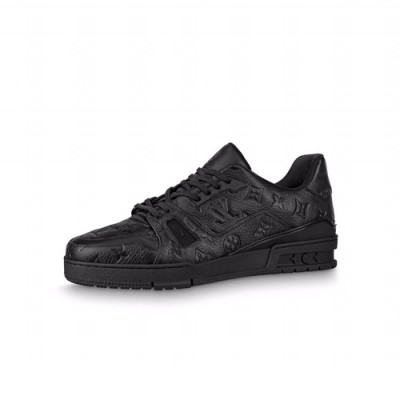 Louis Vuitton 2020 Mens Leather Sneakers -  루이비통 2020 남성용 레더 스니커즈 LOUS1347,Size(240 - 270).블랙