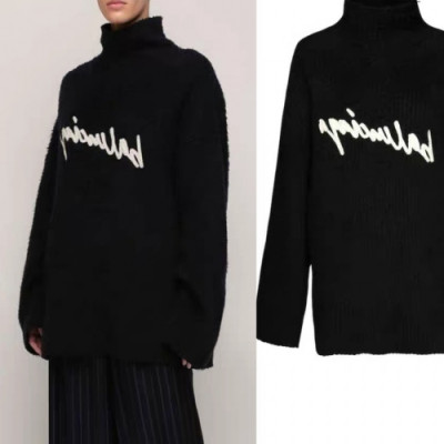 [발렌시아가]Balenciaga 2020 Mm/Wm Logo Crew-neck Sweaters - 발렌시아가 2020 남/녀 로고 크루넥 스웨터 Bal0744x.Size(xs - m).블랙