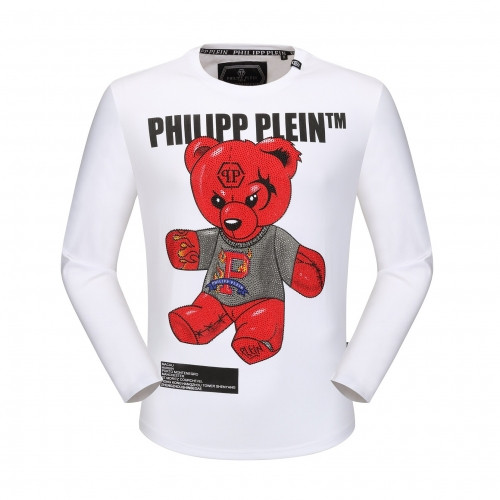 Philipp Plein Mens Skull Logo Tshirt - 필립플레인 남성 스컬 맨투맨 Phi0124x