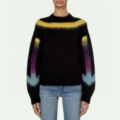 [오프화이트]Off-white 2020 Womens  Brush Mohair Knit Sweater - 오프화이트 2020 여자 브러쉬 모헤어 니트 스웨터 Off0524x.Size(s - 2xl).블랙