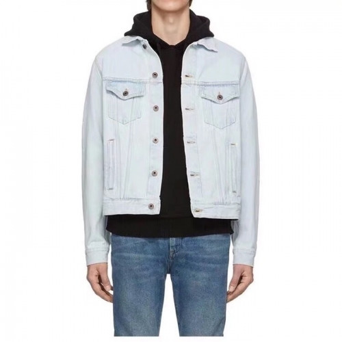 [오프화이트]Off-white 2020 Mens Logo Casual Denim Jackets - 오프화이트 2020 남성 로고 캐쥬얼 데님 재킷 Off0529x.Size(m - 2xl).블루
