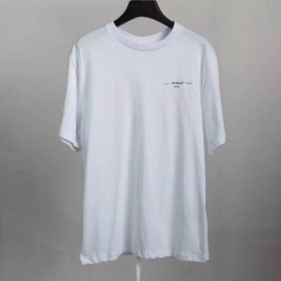 [오프화이트]Off-white 2020 Mm/Wm Printing Logo Crew - neck Cotton Short Sleeved Tshirts - 오프화이트 2020 남/녀 프린팅 로고 코튼 반팔티 Off0545x.Size(s - xl).화이트