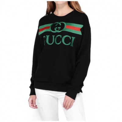 [구찌]Gucci 2020 Mm/Wm Logo Crew-neck Cotton Tshirts - 구찌 2020 남/녀 로고 코튼 크루넥 코튼 긴팔티 Guc03004x.Size(m - 2xl).블랙