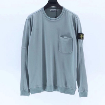 [스톤아일랜드]Stone Island 2020 Mens Light Reflection Logo Cotton Man-to-man - 스톤아일랜드 2020 남성 로고 코튼 맨투맨 Sto0241x.Size(m - 2xl).소라