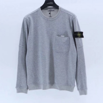 [스톤아일랜드]Stone Island 2020 Mens Light Reflection Logo Cotton Man-to-man - 스톤아일랜드 2020 남성 로고 코튼 맨투맨 Sto0243x.Size(m - 2xl).그레이