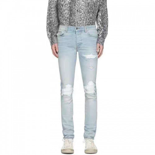 [아미리]Amiri 2020 Mens Trendy Denim Pants - 아미리 2020 남성 트렌디 데님 팬츠 Ami0119x.Size(28 - 38).블루