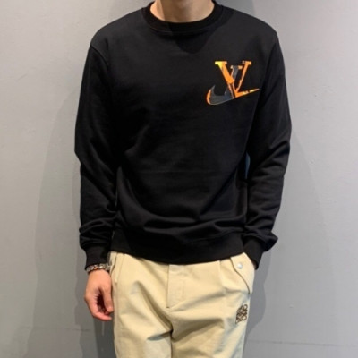 [루이비통]Louis vuitton 2020 Mens Casual Cotton Tshirts - 루이비통 2020 남성 캐쥬얼 코튼 긴팔티 Lou02196x.Size(s - 2xl).블랙