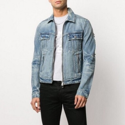 [발망]Balmain 2020 Mens Casual Denim Jackets - 발망 2020 남성 캐쥬얼 데님 자켓 Bam0102x.Size(m - 2xl).블루