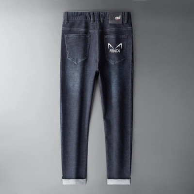 [매장판]Fendi 2020 Mens Classic Denim Jeans - 펜디 2020 남성 클래식 데님 청바지 Fen0812x.Size(29 - 40).네이비