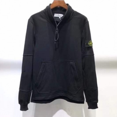 [스톤아일랜드]Stone Island 2020 Mens Light Reflection Logo Cotton Man-to-man - 스톤아일랜드 2020 남성 로고 코튼 맨투맨 Sto0264x.Size(s - 2xl).블랙