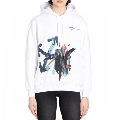 [오프화이트]Off-white 2020 Mens Logo Cotton Hoodie - 오프화이트 2020 남성 로고 코튼 후드티 Off0557x.Size(xs - l).화이트