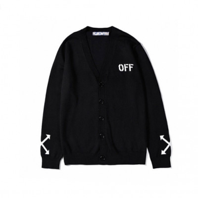 [오프화이트]Off-white 2020 Mm/Wm Logo Wool Cardigen - 오프화이트 2020 남/녀 로고 울 가디건 Off0560x.Size(s - 2xl).블랙