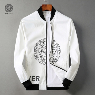 [베르사체]Versace 2020 Mens Medusa Casual Jackets - 베르사체 2019 남성 메두사 캐쥬얼 방풍 자켓 Ver0705x.Size(m - 3xl).화이트