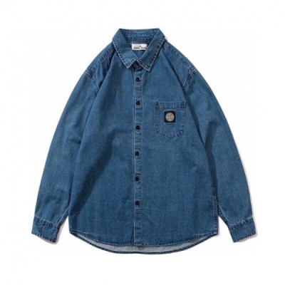 Stone Island Mens Denim Shirts - 스톤아일랜드 남성 데님 셔츠 - sto271x