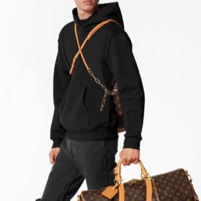 [루이비통]Louis vuitton 2020 Mm/Wm Logo Cotton Hoodie - 루이비통 2020 남/녀 코튼 후디 Lou02242x.Size(xs - l).블랙