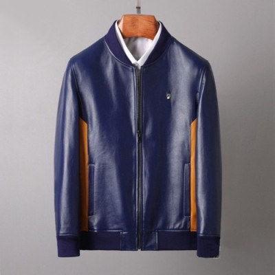 Bally Mens Business Modern Leather Jacket - 발리 2020 남성 비지니스 모던 가죽 자켓 Bly114x