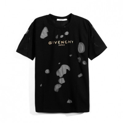 [지방시]Givenchy 2020 Mens Logo Short Sleeved Tshirts - 지방시 2020 남성 로고 코튼 반팔티 Giv0462x.Size(s - 2xl).블랙