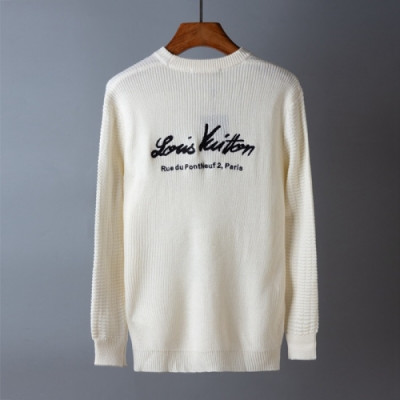 [루이비통]Louis vuitton 2020 Mens Monogram Wool Sweaters - 루이비통 2020 남성 모노그램 울 스웨터 Lou02254x.Size(m - 2xl).아이보리