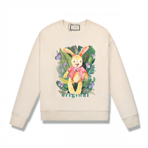 [구찌]Gucci 2020 Mm/Wm Logo Crew-neck Cotton Tshirts - 구찌 2020 남/녀 로고 코튼 크루넥 코튼 긴팔티 Guc03057x.Size(s - l).아이보리