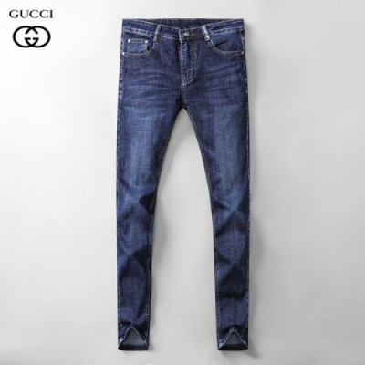 [구찌]Gucci 2020 Mens Casual Classic Denim Jeans - 구찌 2020 남성 캐쥬얼 클래식 청바지 Guc03068x.Size(28 - 40).블루