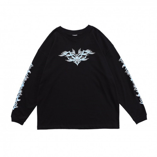 [베트멍]Vetements 2020 Mm/Wm Printing Logo Cotton Short Sleeved Tshirts - 베트멍 2020 남/녀 프린팅 로고 코튼 긴팔티 Vet0097x.Size(s - l).블랙