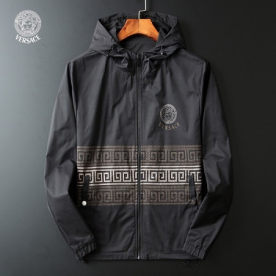 [베르사체]Versace 2020 Mens Medusa Casual Jackets - 베르사체 2019 남성 메두사 캐쥬얼 방풍 자켓 Ver0712x.Size(m - 3xl).블랙