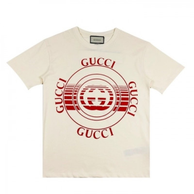 [매장판]Gucci 2020 Mm/Wm Logo Cotton Short Sleeved Tshirts - 구찌 2020 남/녀 로고 코튼 반팔티 Guc0304x.Size(xs - l).아이보리