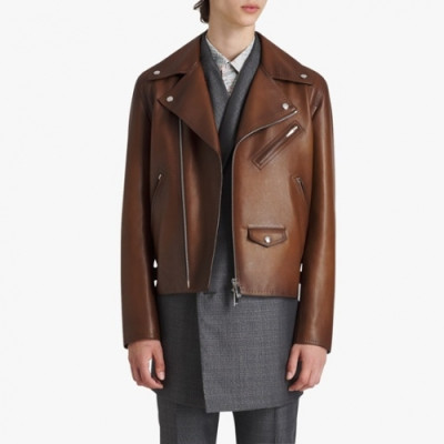 Berluti 2020 Mens Casual Leather Jackets - 벨루티 2020 남성 캐쥬얼 가죽 자켓 Ber0024x.Size(m - 3xl).브라운