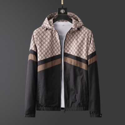 [구찌]Gucci 2020 Mens Logo Casual Jackets - 구찌 2020 남성 로고 캐쥬얼 양면 자켓 Guc03076x.Size(m - 3xl).블랙