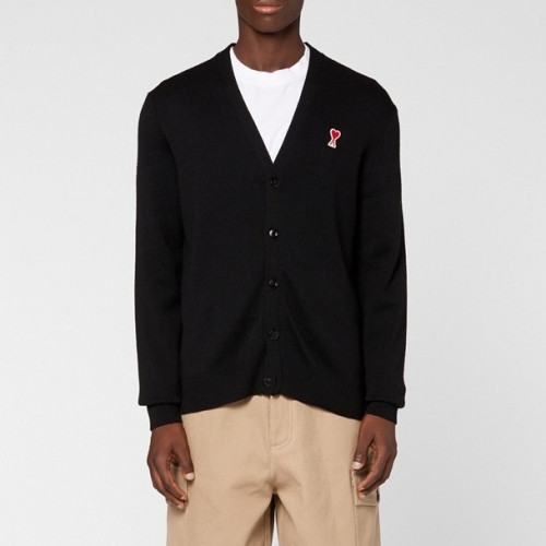 Ami 2020 Mens Logo Casual Cardigen - 아미 2020 남성 로고 캐쥬얼 가디건 Ami0044x.Size(s - xl).블랙