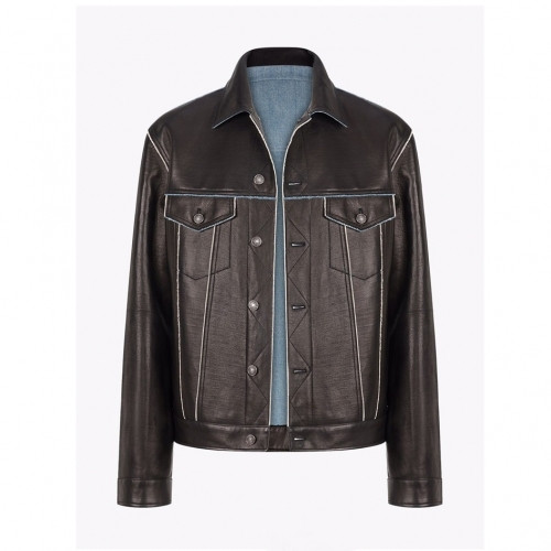[지방시]Givenchy 2020 Mens Logo Casual Leather Jackets - 지방시 2020 남성 로고 캐쥬얼 레더 자켓 Giv0479x.Size(m - 3xl).블랙