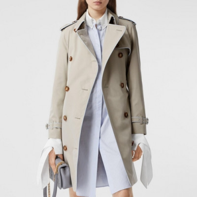 [버버리]Burberry 2020 Womens Vintage Cotton Trench Coats - 버버리 2020 여성 빈티지 코튼 트렌치 코트 Bur03110x.Size(s - 2xl).베이지