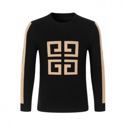 [펜디]Fendi 2020 Mens Logo Crew-neck Wool Sweaters - 펜디 2020 남성 로고 크루넥 울 스웨터 Fen0827x.Size(l - 3xl).블랙