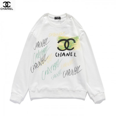 Chanel 2019 Mens Crew-neck Logo Cotton Tshirts - 샤넬 2019 남성 크루넥 로고 코튼 긴팔티 Cnl0615x.Size(m - 2xl).화이트