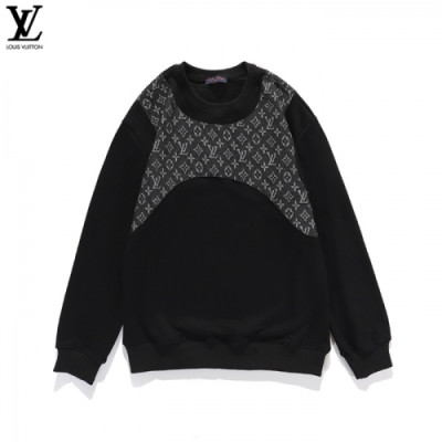 [루이비통]Louis vuitton 2020 Mens Casual Cotton Tshirts - 루이비통 2020 남성 캐쥬얼 코튼 긴팔티 Lou02319x.Size(m - 2xl).블랙