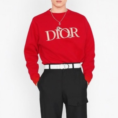 [디올]Dior 2020 Mens Logo Casual Cotton Tshirts - 디올 2020 남성 로고 캐쥬얼 코튼 긴팔티 Dio0881x.Size(xs - l).레드