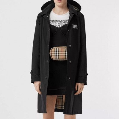 [버버리]Burberry 2020 Womens Vintage Cotton Trench Coats - 버버리 2020 여성 빈티지 코튼 트렌치 코트 Bur03151x.Size(s - 2xl).블랙