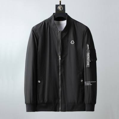 [몽클레어]Moncler 2020 Mens Logo Casual Jackets - 몽클레어 2020 남성 로고 캐쥬얼 자켓 Moc01898x.Size(m - 3xl).블랙