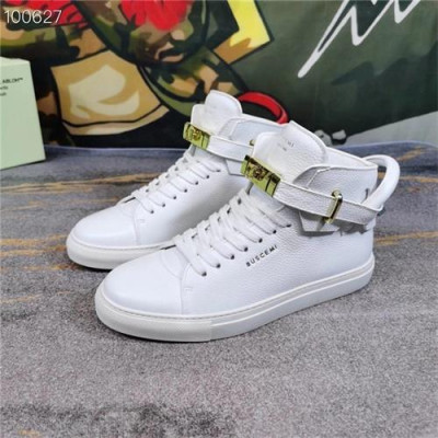 Buscemi 2020 Men's Leather Sneakers - 부세미 2020 남성용 레더 스니커즈 , BUSS0032, Size(240-275), 화이트