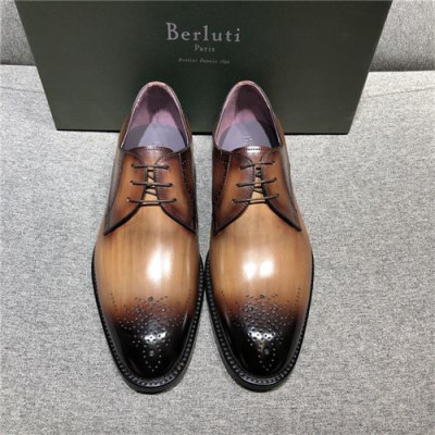 Berluti 2020 Mens Leather Shoes - 벨루티 2020 남성용 레더 슈즈 BERTS0100,Size(240 - 270).브라운