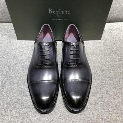 Berluti 2020 Mens Leather Shoes - 벨루티 2020 남성용 레더 슈즈 BERTS0103,Size(240 - 270).블랙