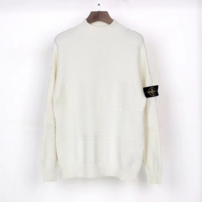 [매장판]Stone Island 2020 Mens Casual Crew-neck Sweaters - 스톤아일랜드 2020 남성 캐쥬얼 크루넥 스웨터 Sto0282x.Size(m - 2xl).아이보리