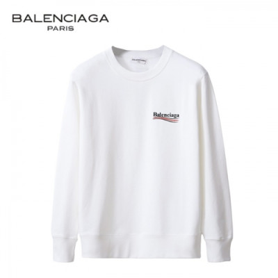 [발렌시아가]Balenciaga 2020 Mens Logo Crew-neck Cotton Tshirts - 발렌시아가 2020 남성 로고 크루넥 코튼 맨투맨 Bal0815x.Size(s - 2xl).화이트