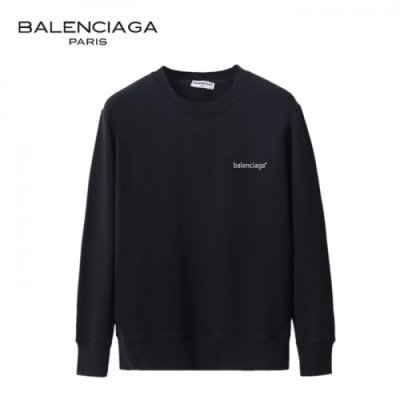 [발렌시아가]Balenciaga 2020 Mens Logo Crew-neck Cotton Tshirts - 발렌시아가 2020 남성 로고 크루넥 코튼 맨투맨 Bal0818x.Size(s - 2xl).블랙