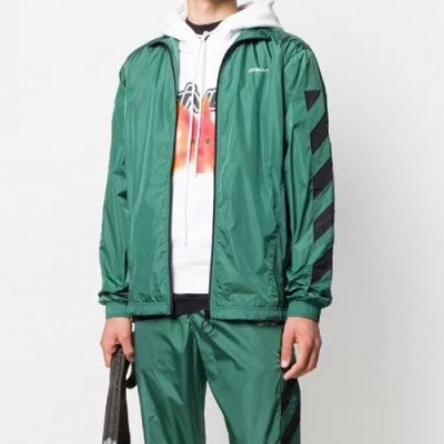 [오프화이트]Off-white 2020 Mens Logo Casual Jackets - 오프화이트 2020 남성 로고 캐쥬얼 재킷 Off0581x.Size(s - xl).그린