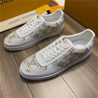 Louis Vuitton 2020 Men's Leather Sneakers - 루이비통 2020 남성용 레더 스니커즈 , LOUS1369, Size(240-275), 화이트