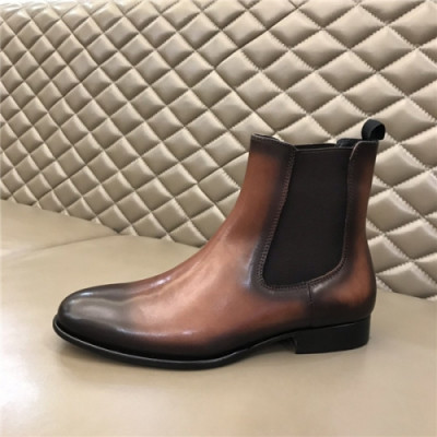 Berluti 2020 Mens Leather Ankle Boots - 벨루티 2020 남성용 레더 앵글부츠 BERTS0106,Size(240 - 270).브라운