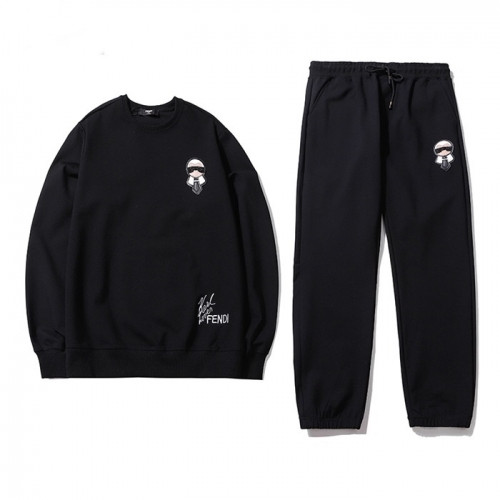 [펜디]Fendi 2020 Mens Patch Logo Training Clothes&Pants - 펜디 2020 남성 패치 로고 트레이닝복&팬츠 Fen0835x.Size(m - 3xl).블랙