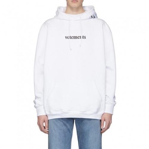 [베트멍]Vetements 2020 Mm/Wm Logo Oversize Cotton Hood Tee - 베트멍 2020 남/녀 로고 오버사이즈 코튼 후드티 Vet0100x.Size(xs - l).화이트